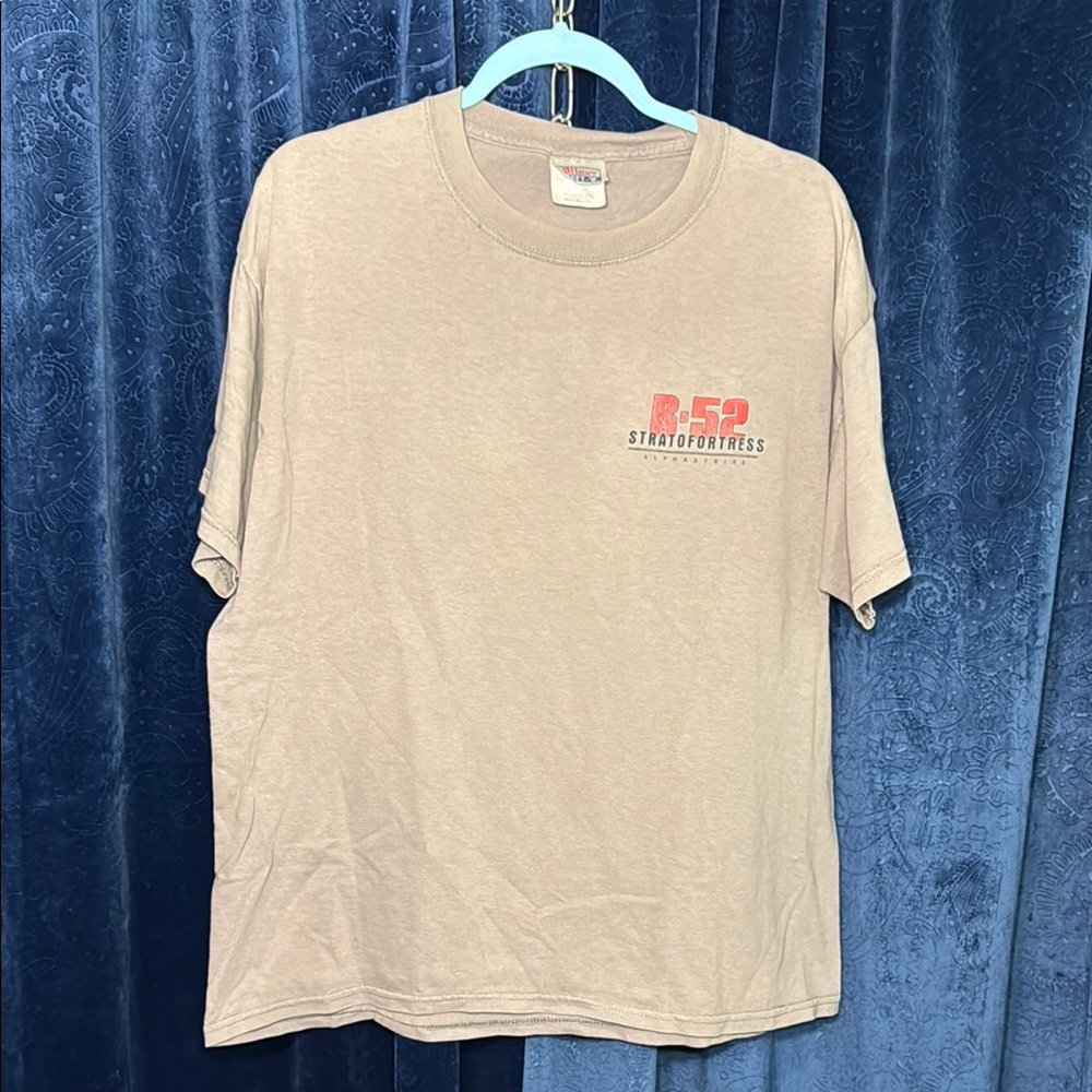 Tan B-52 Stratofortress Graphic T-Shirt
